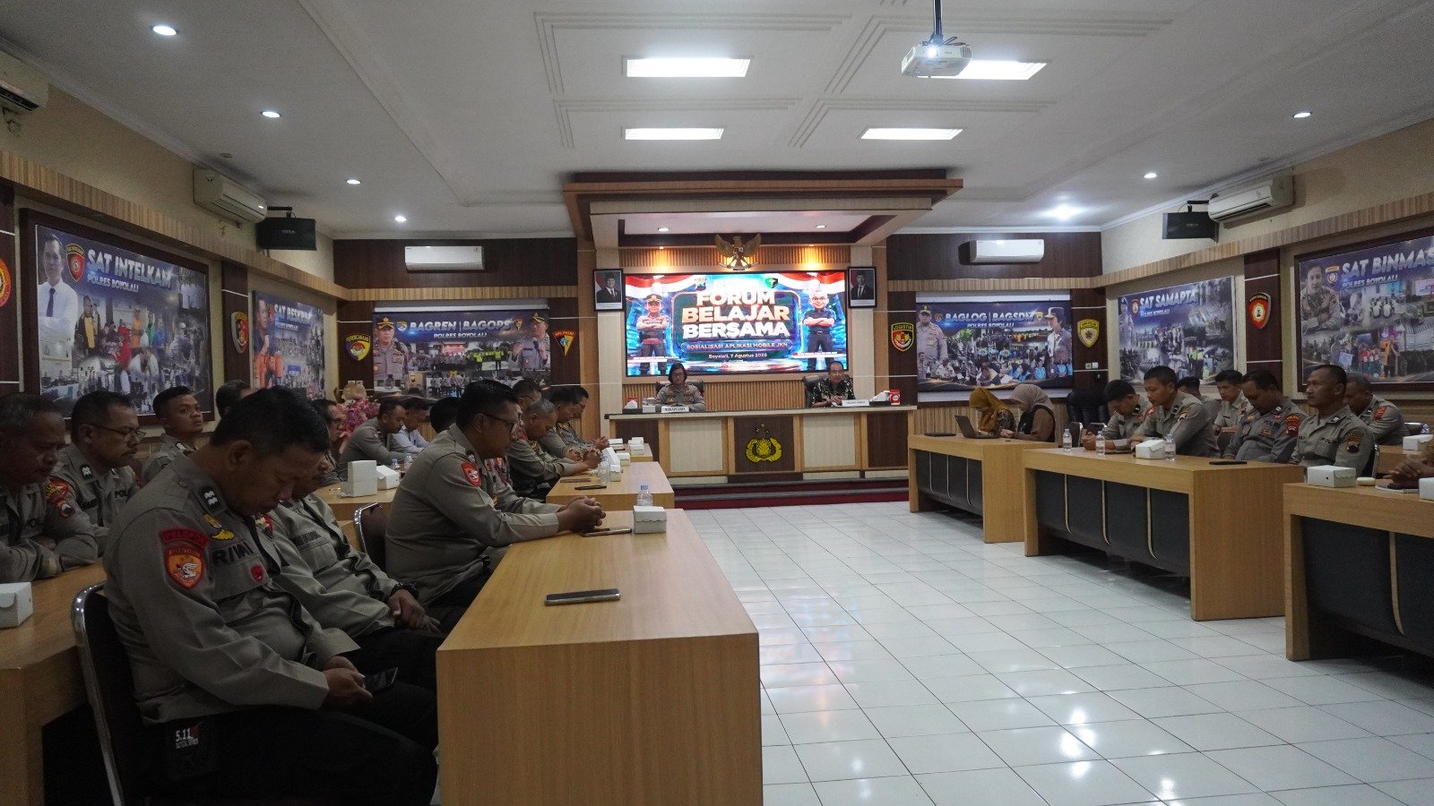 Lewat Forum Belajar Bersama, Polres Boyolali Perkuat Literasi Mobile JKN